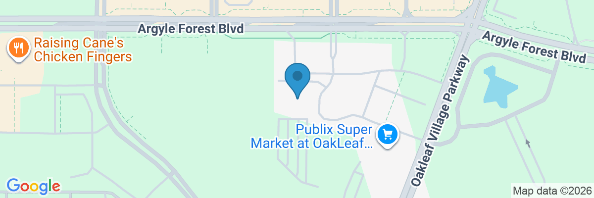 Map showing facility locations
