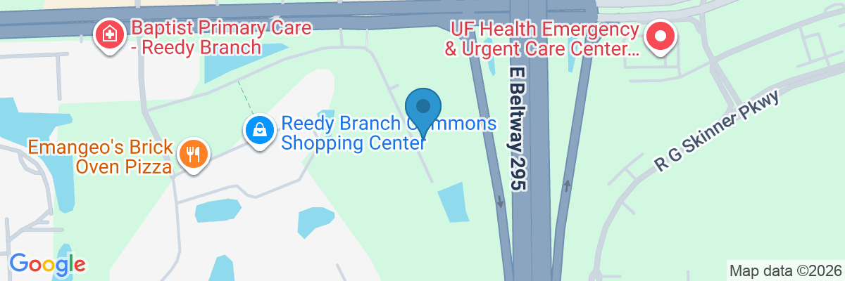 Map showing facility locations