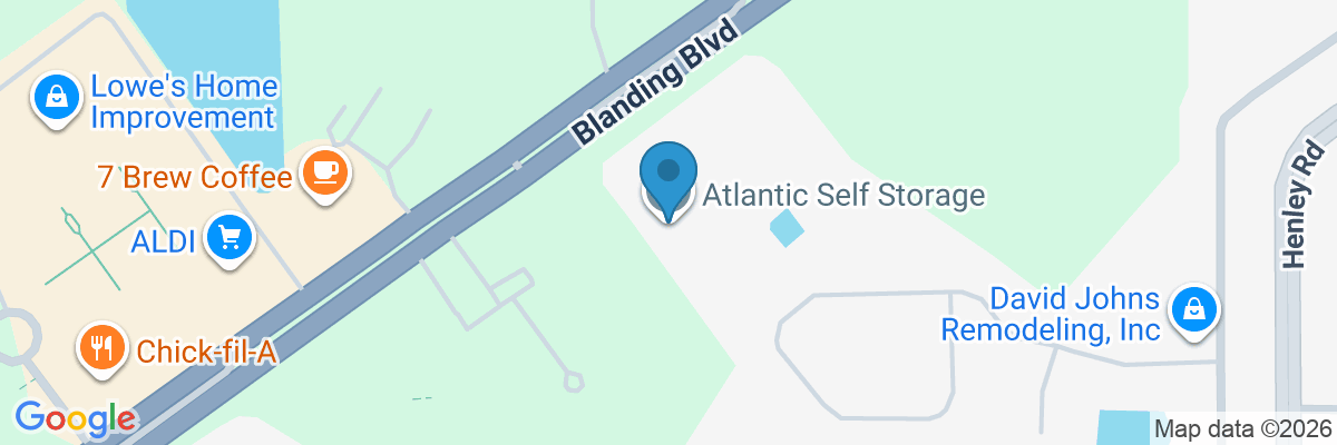 Map showing facility locations