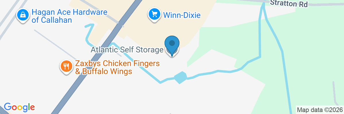 Map showing facility locations