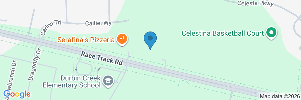 Map showing facility locations