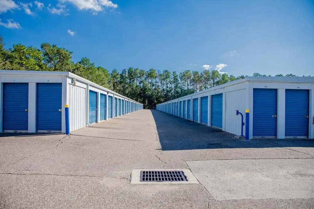 Exterior units at Atlantic Self Storage at the Dunn Self Storage Facility