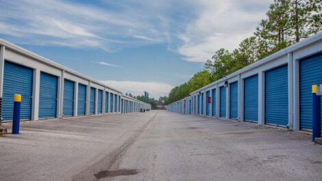 Outside view at the storage rooms on Atlantic Self Storage, in Jacksonville