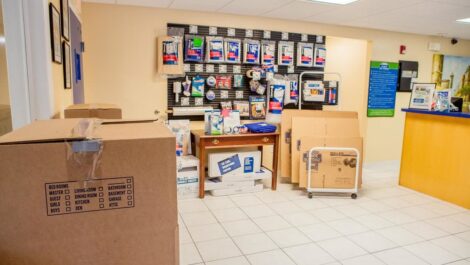 We offer moving supplies at Atlantic Self Storage, in Jacksonville