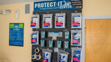 Protection Supplies at Atlantic Self Storage, in Callahan