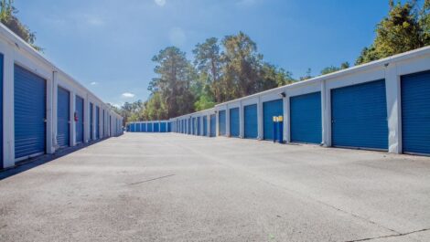 Exterior storage units at Atlantic Self Storage