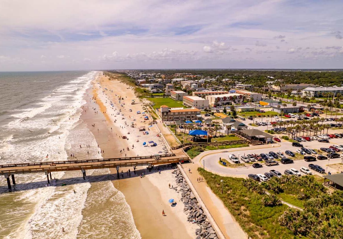 The pier at St. Augustine Beach.