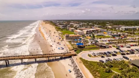 The pier at St. Augustine Beach.